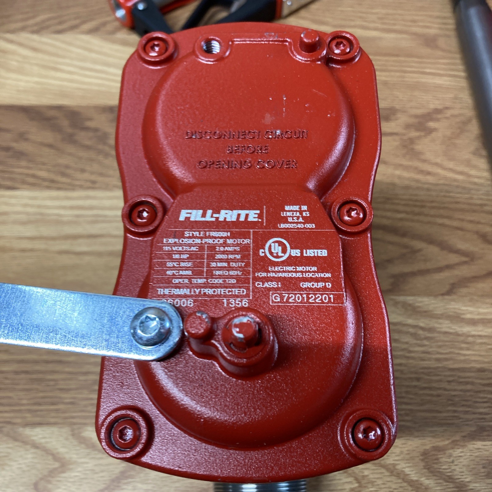 Fill-Rite FR610HA Fuel Transfer Pump 115V AC 15 GPM Max. Flow Rate 1/6 HP