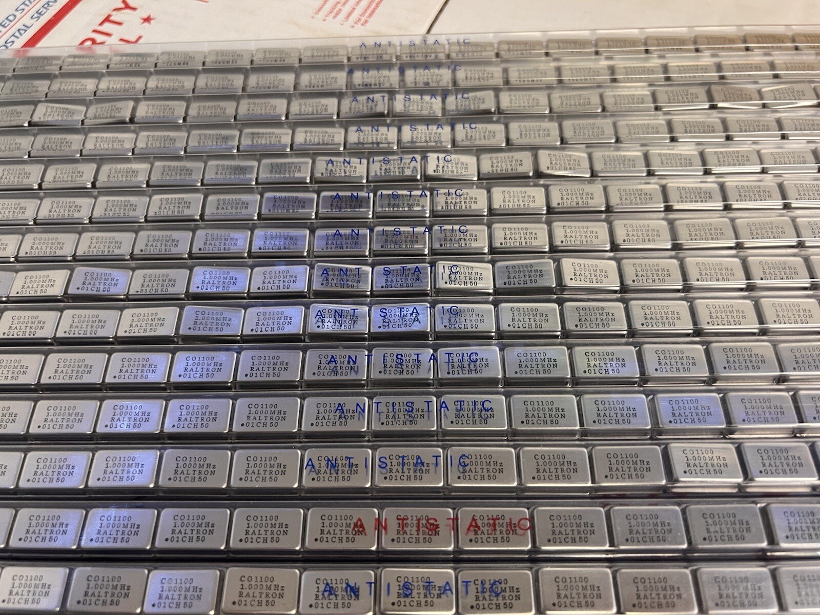 Raltron CO1100 1 MHz Crystal Oscillator in Anti-Static Sleeve