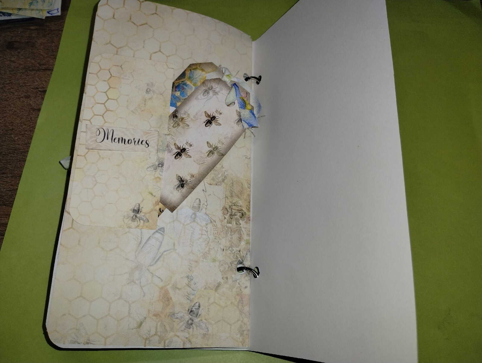 Bee Junk Journal USA Seller Gift Loaded With Tags