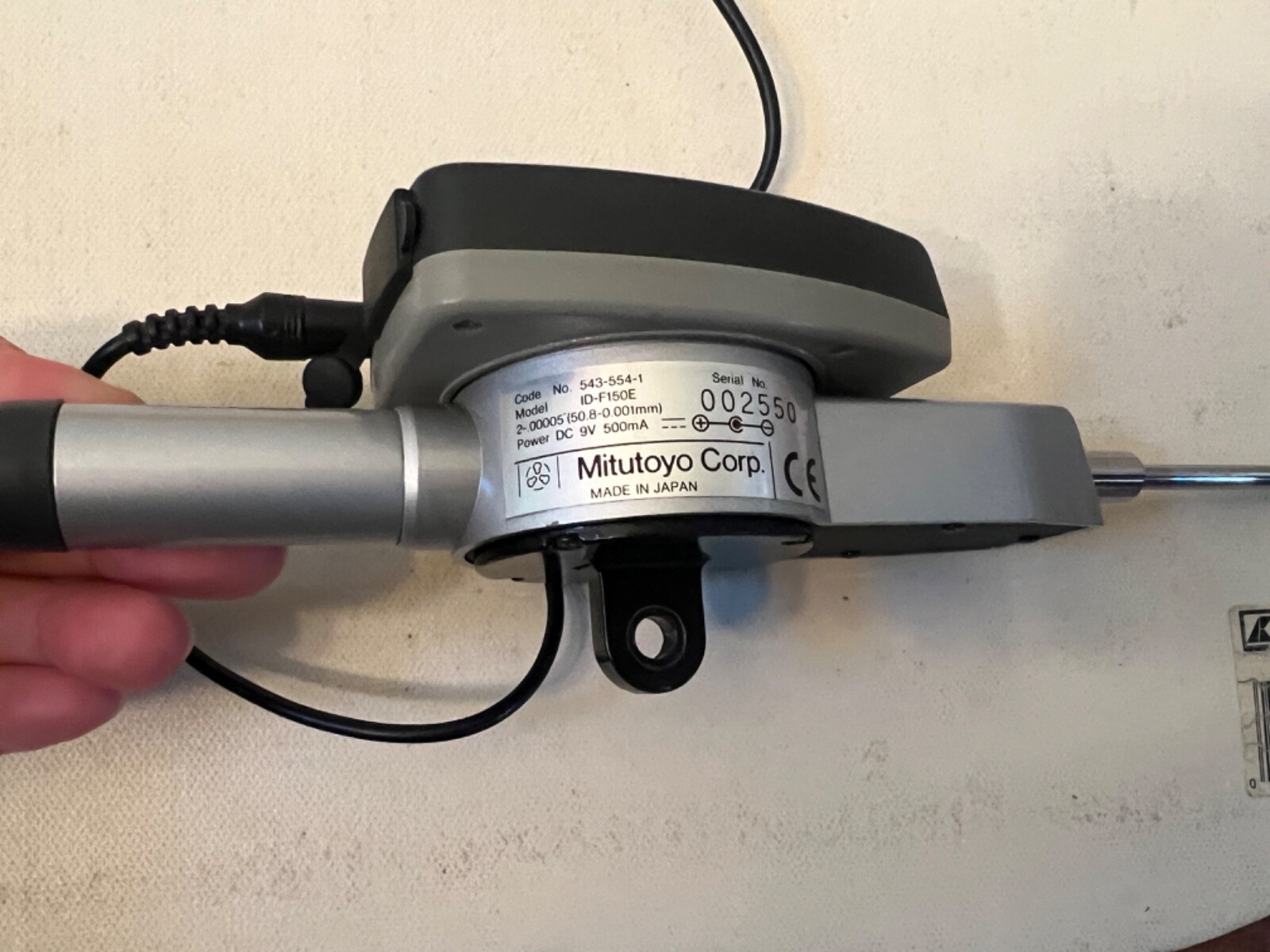 MITUTOYO ABSOLUTE DIGIMATIC INDICATORS WITH BACK-LIT LCD SCREEN 543-551A