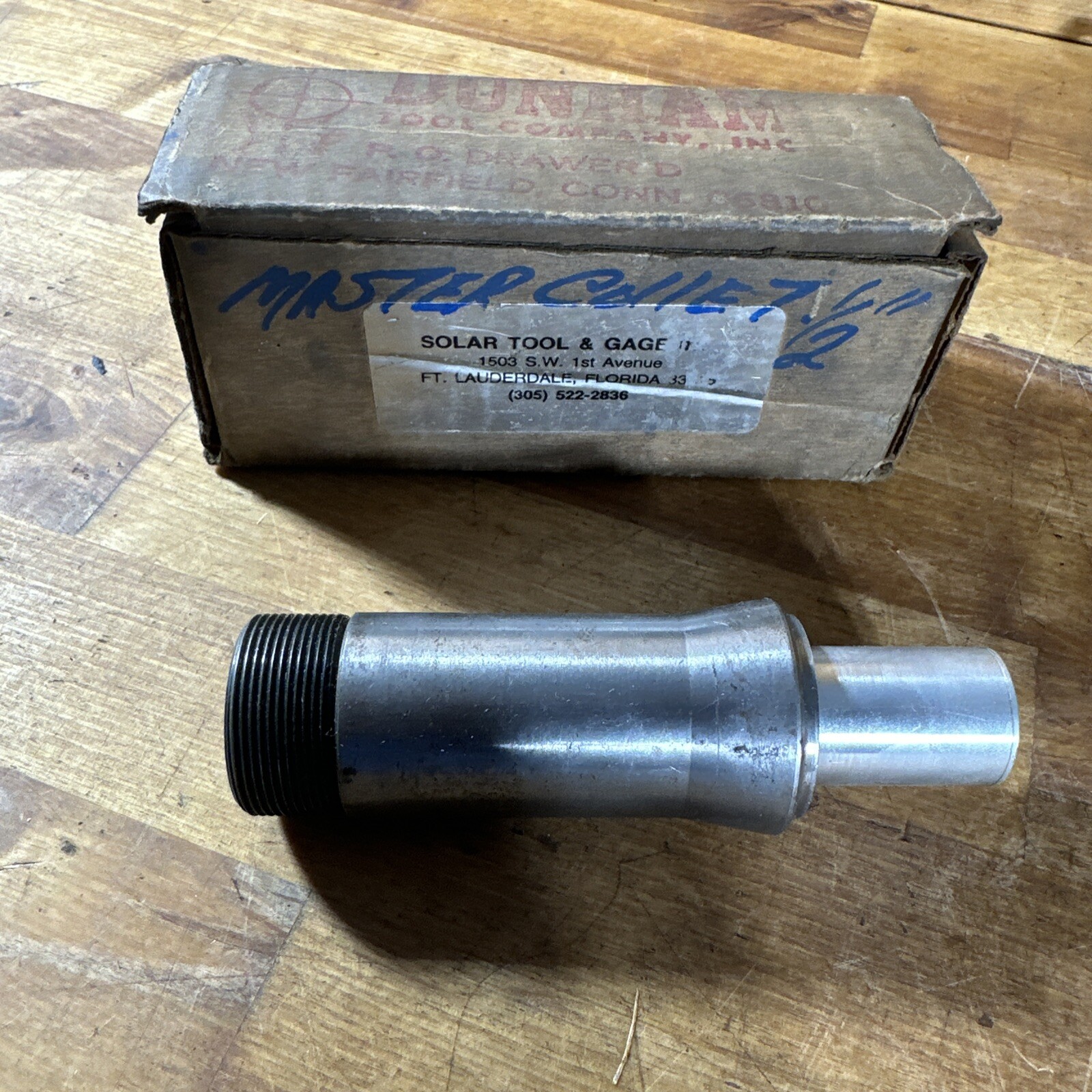 Dunham Tool 1/2 Inch Head Diameter Master Collet