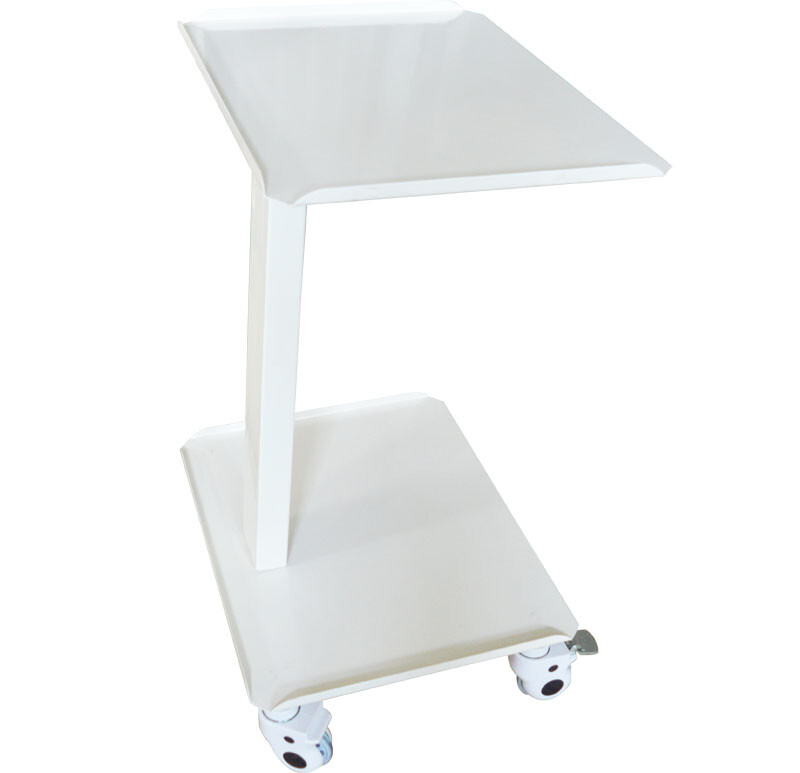 Intbuying New Dental Equipment Mobile Steel Cart Portable Assemable Double Layer