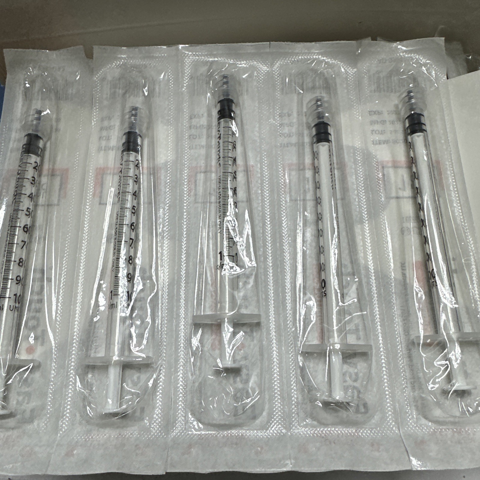 EasyTouch Luer-Lock Syringe Barrel, 1ML Syringe, Pack of 100 1 cc/ml NO NEEDLE