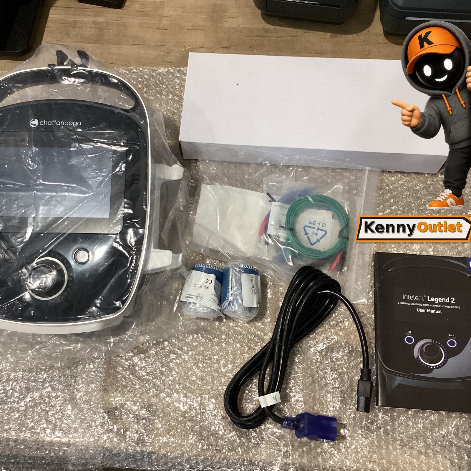 🟢NEW Chattanooga Intelect Legend 2 2CH Combo Electrotherapy System 81-5010 UNIT