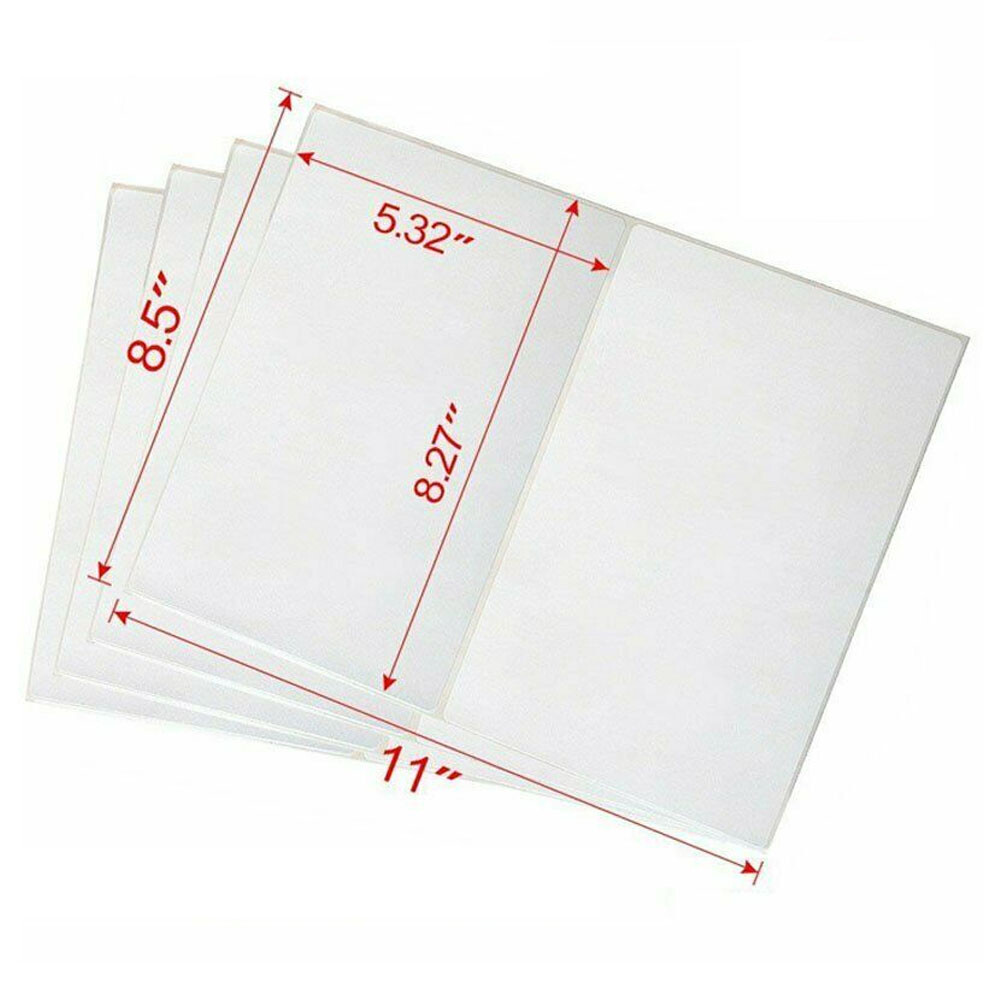 Round Corner 1000 Shipping Labels 8.5×5.5 Half Sheet Self Adhesive Labels Paper