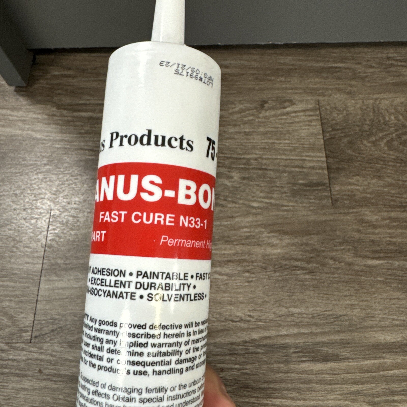 Manus – Bond – Fast Cure Adhesive Sealant 75-AMFC – OEM, NEW, Truck Body Caulk