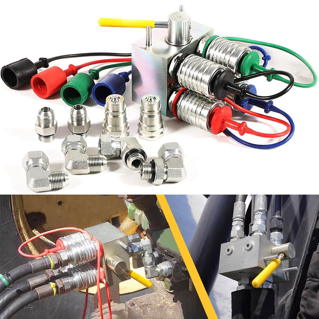 Manual Hydraulic Multiplier, SCV Splitter/Diverter Valve, 20 GPM Flow, 3000 PSI