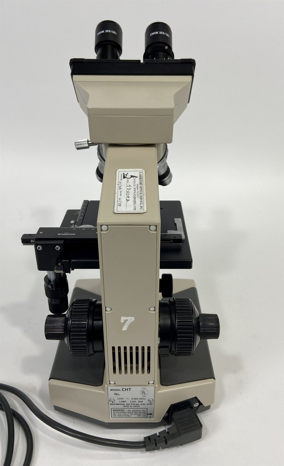 Olympus CHT CH-2 Binocular Laboratory Microscope 4X 10X 40X 100X 14