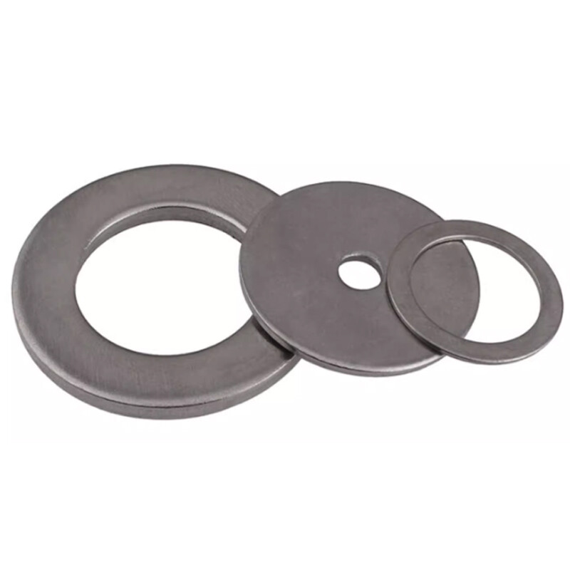 SUS 201 Stainless Steel – Flat Washers Gasket Rings Shim M3 M4 M5 M6 M8 M10 M12