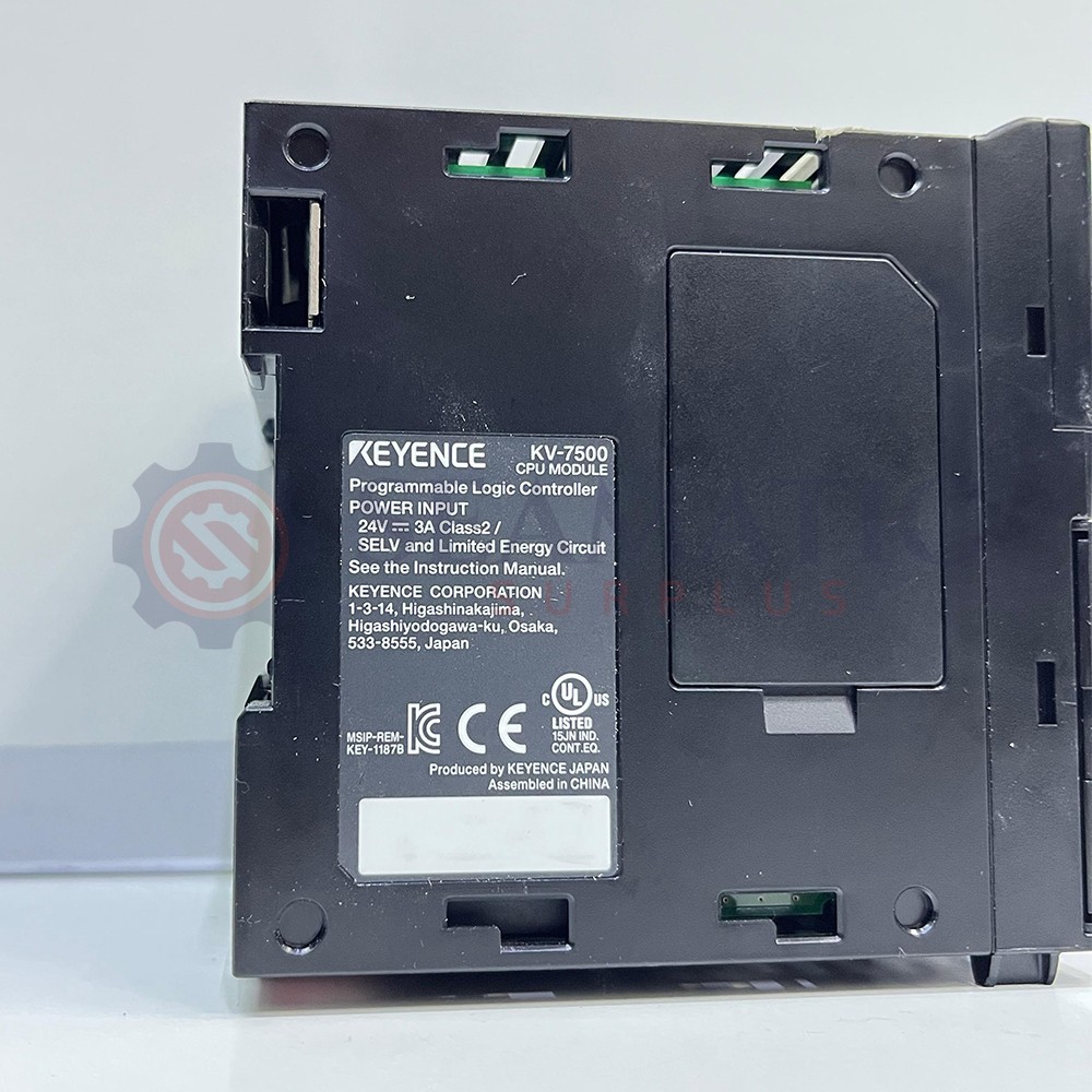 Keyence KV-7500 CPU unit with built-in EtherNet, V#984
