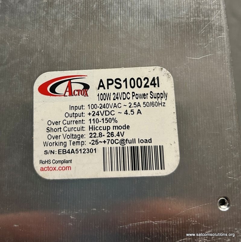 Actox APS100241 100W 24VDC Power Supply