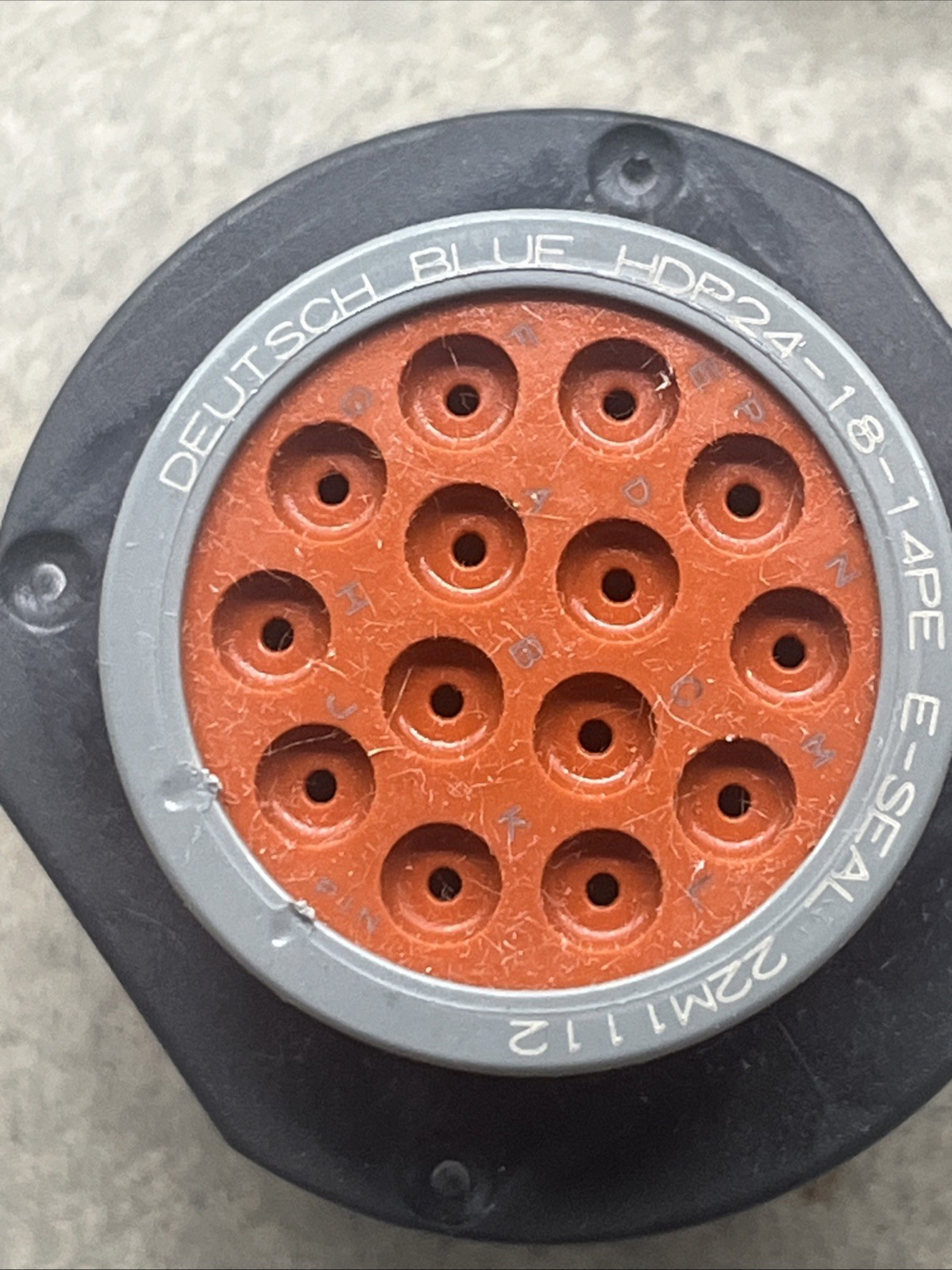 TE Connectivity Deutsch Circular Male Plug Connector Housing HD36-18-14PE Qty-5