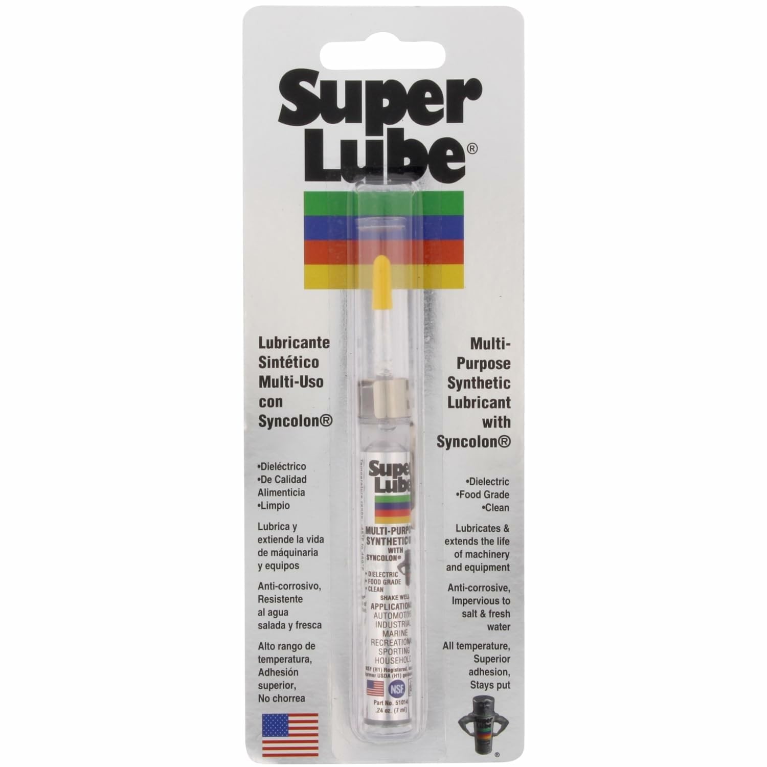 Super Lube 51010 Oil Super Lube,Translucent white 0.25 Oz.