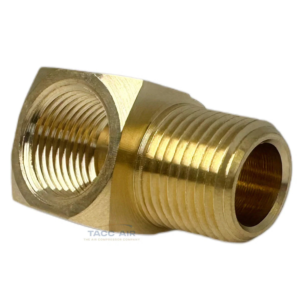 2 Pack 3/8″ NPT Brass Street Elbow 90 Degree Pipe Thread Fitting Male Female
