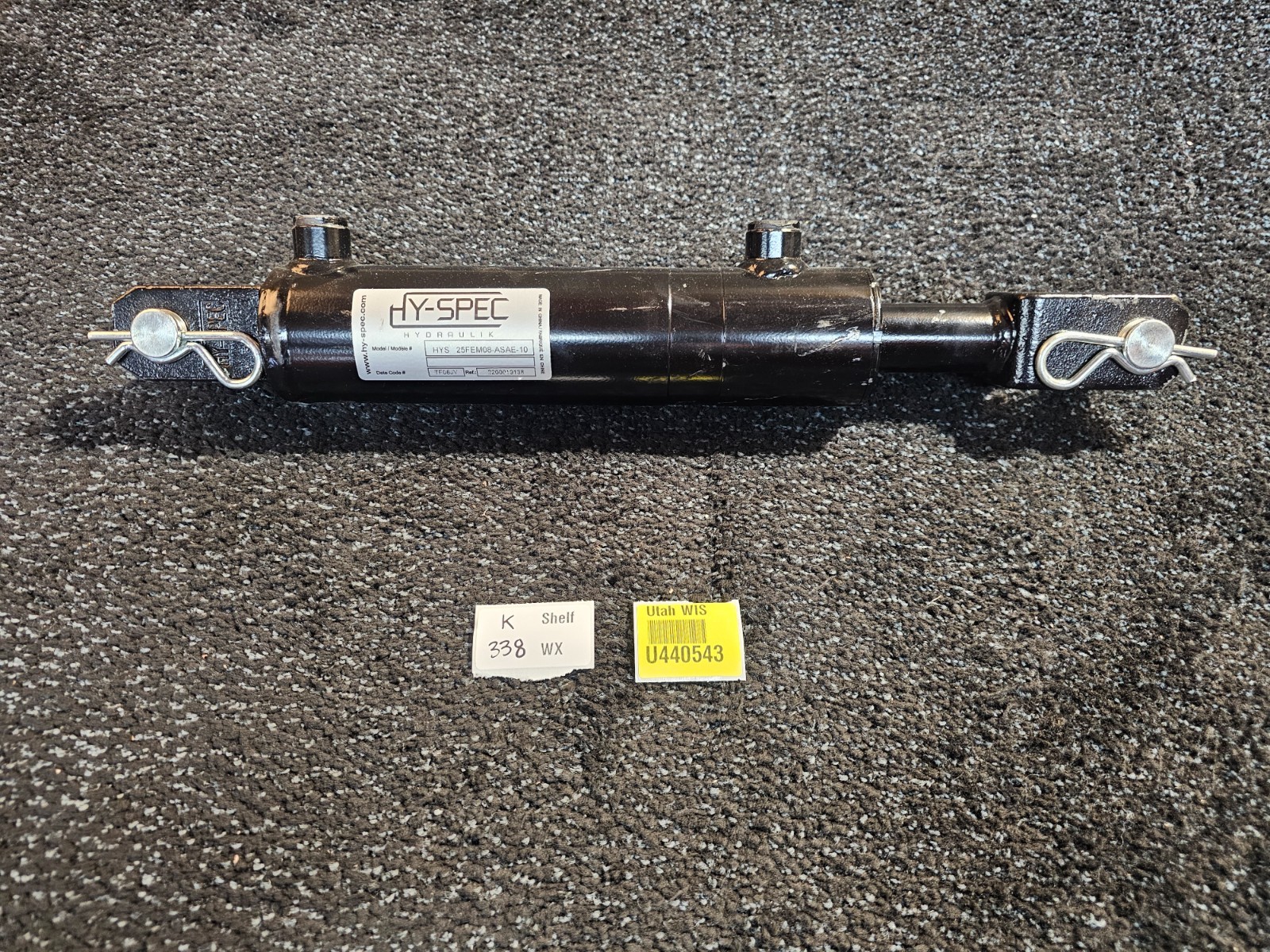 Hy-Spec 25FEM08-ASAE-10 Hydraulic Welded Cylinder 2.5″ Bore x 8″ Stroke