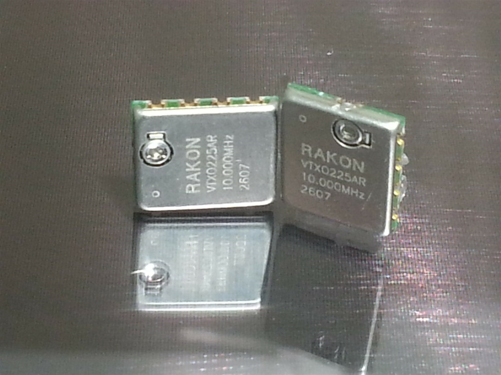 2 Rakon TCXO 6-Pad 10 MHz Crystal Oscillator w/ Frequency Trimmer # VTX0225AR