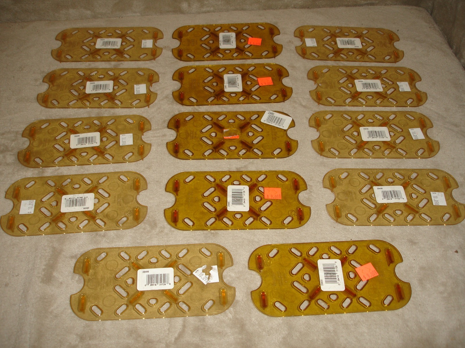 Lot of (14) Vollrath Super Pan 3 False Bottom High Temp Plastic Fits 1/4 Pans
