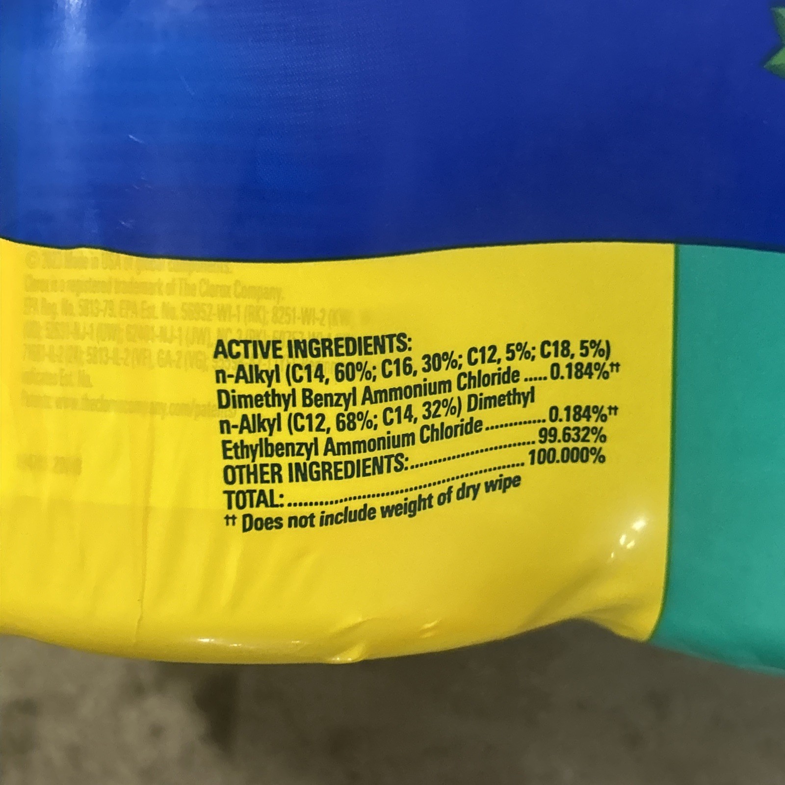 New Clorox Disinfecting Cleaning Wipes Crisp Lemon & Fresh Scent 3 Pack 105 Ct