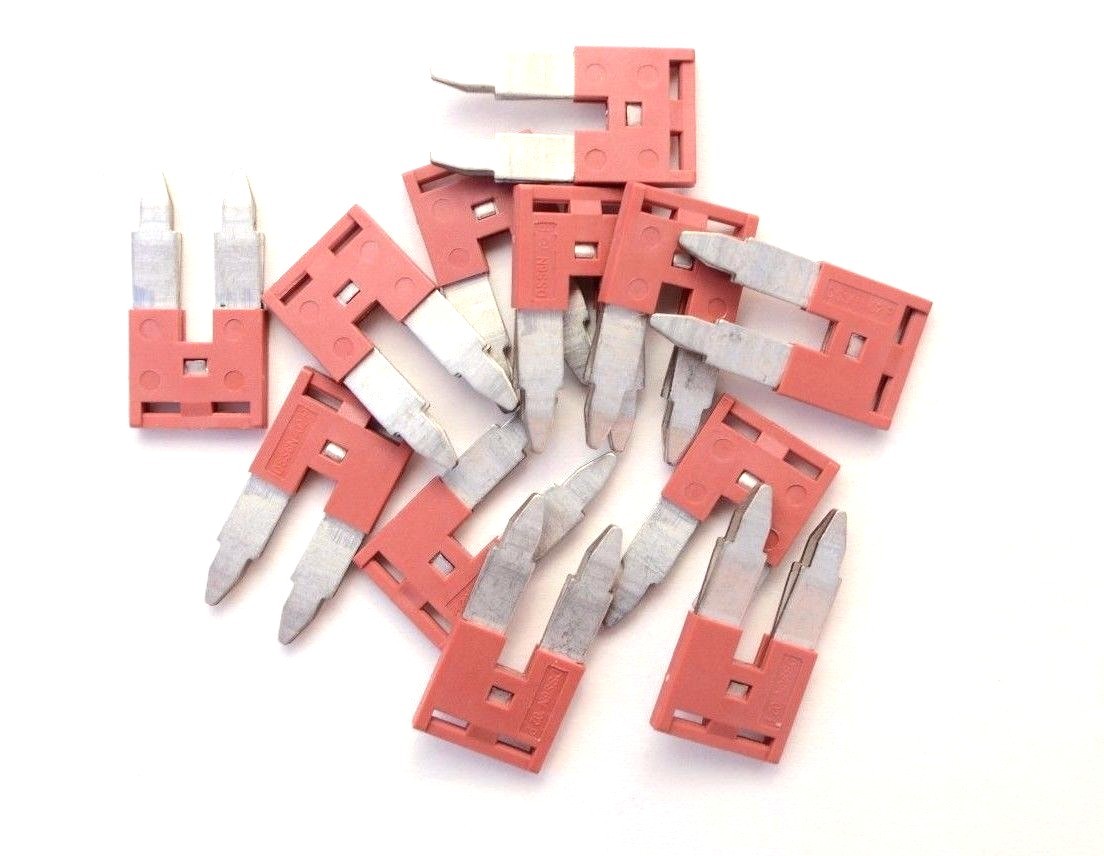 DIN Rail Terminal Block Jumpers 12 Quantity DSS6N-02P Dinkle 8 AWG 2 Pole DK6N