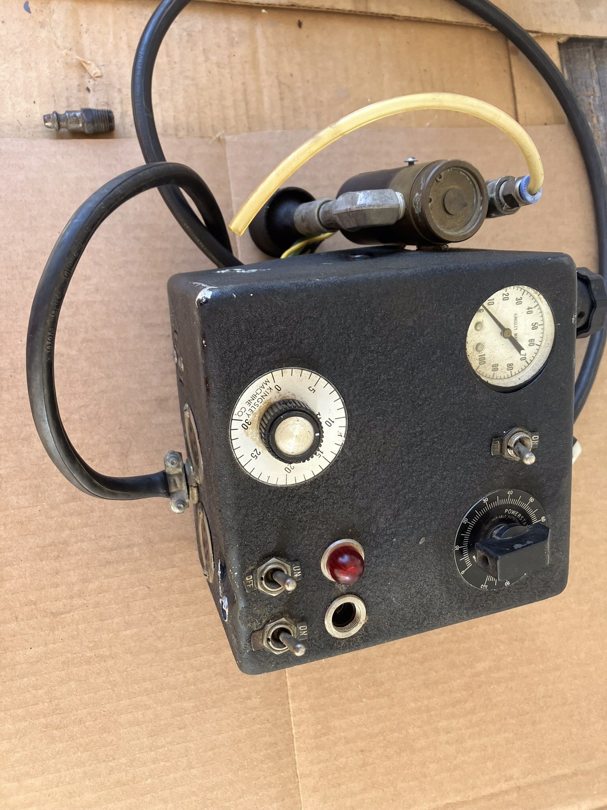 Control Unit From A Kingsley Pneumatic Hot Stamp Foil Machine