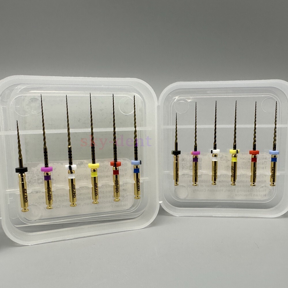 6pcs/Box Dental Endo Rotary Files SX-F3 NITI Root Canal Safe Files 21/25/28/31mm