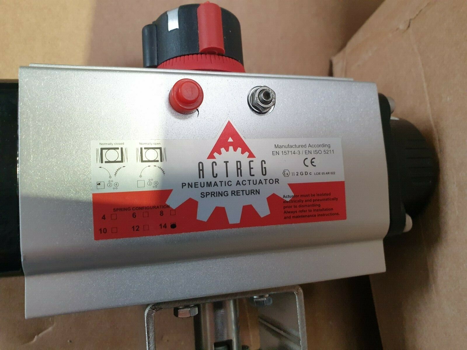 ACTREG ACT40R PNEUMTIC ACTUATOR SPRING RETURN W/ HAITIMA VALVES DN25 2013KC-SL-T