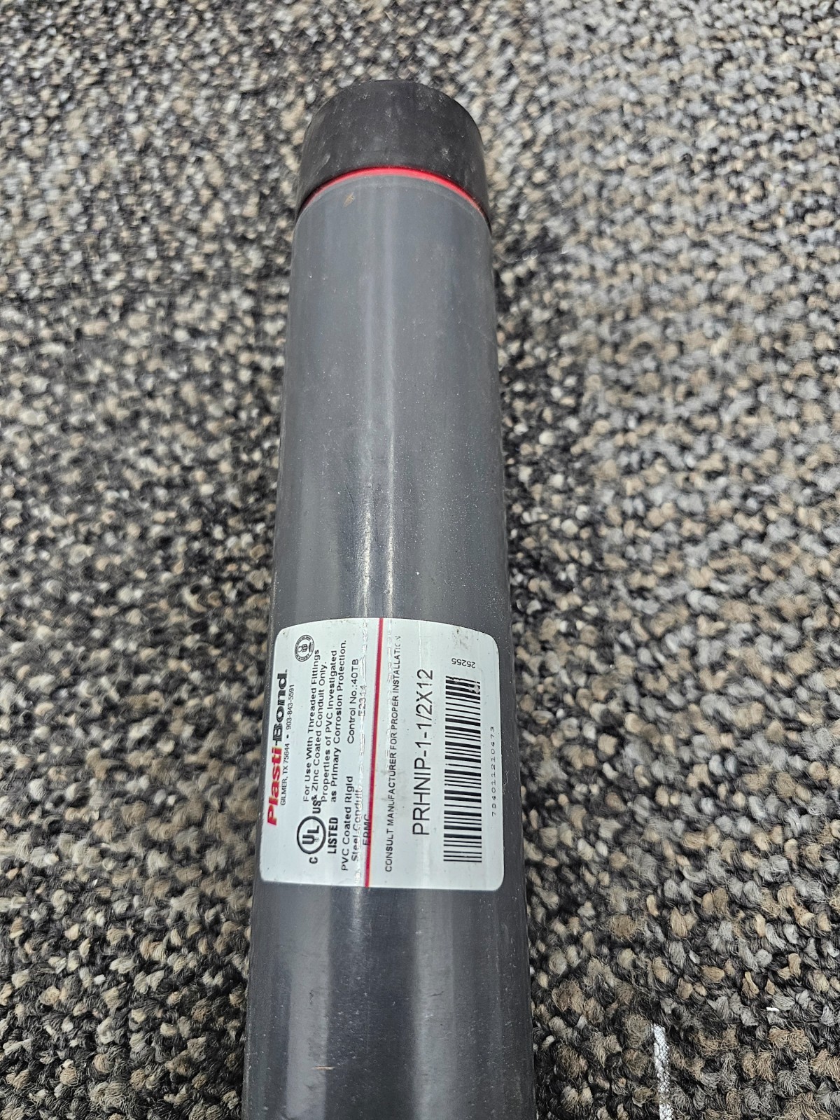 Robroy Plasti-Bond PRHNIP-1-1/2X12 PVC Coated Rigid Conduit Nipple