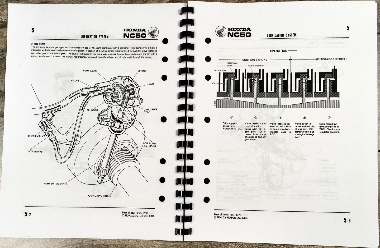 Service Manual for Honda NC50 NA50 Express II Motor Bike Repair Shop Motorcycle