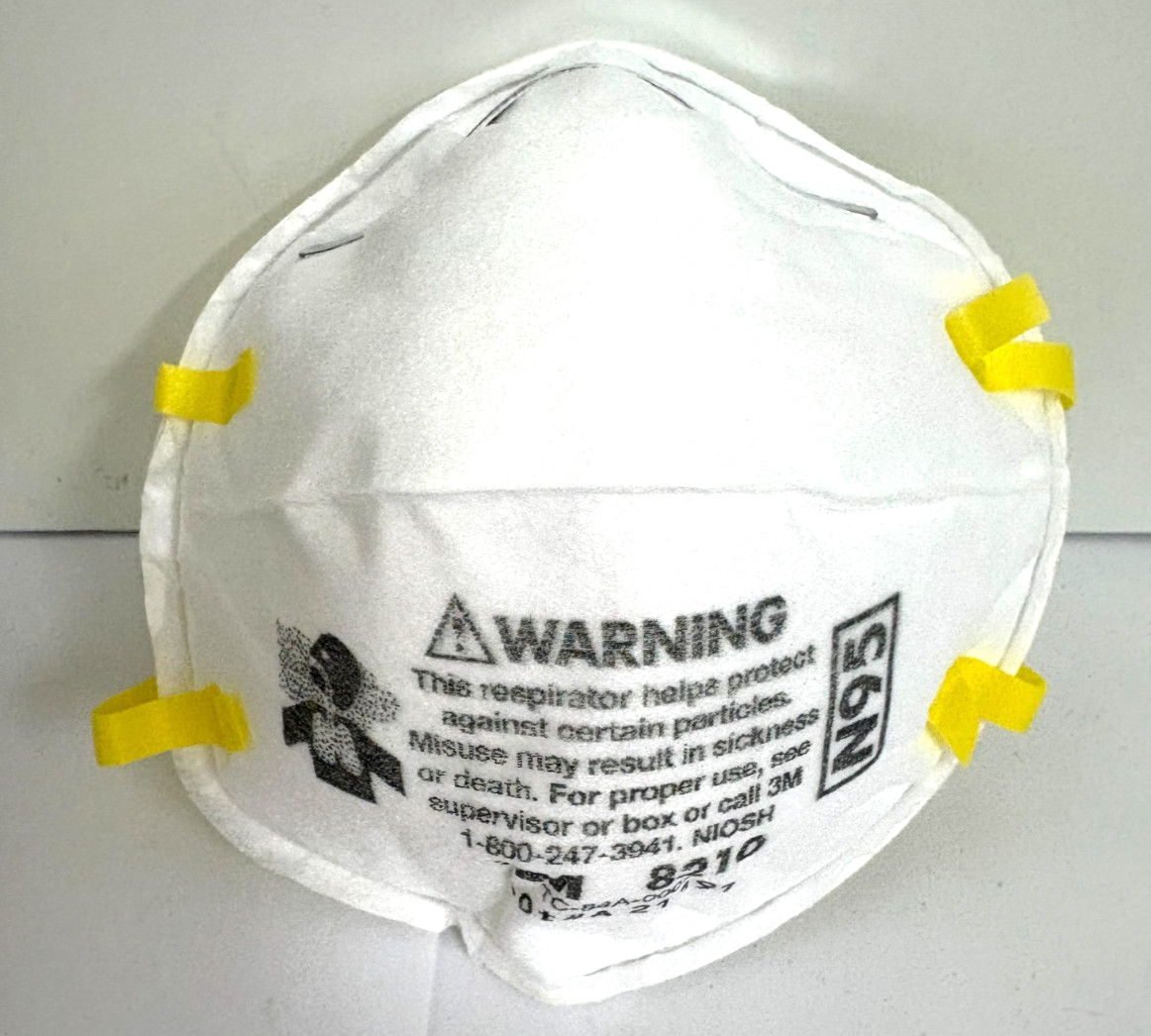 3M N95 DUST MASK PARTICLE RESPIRATOR FILTER 8210 – 20 PCS PER BOX