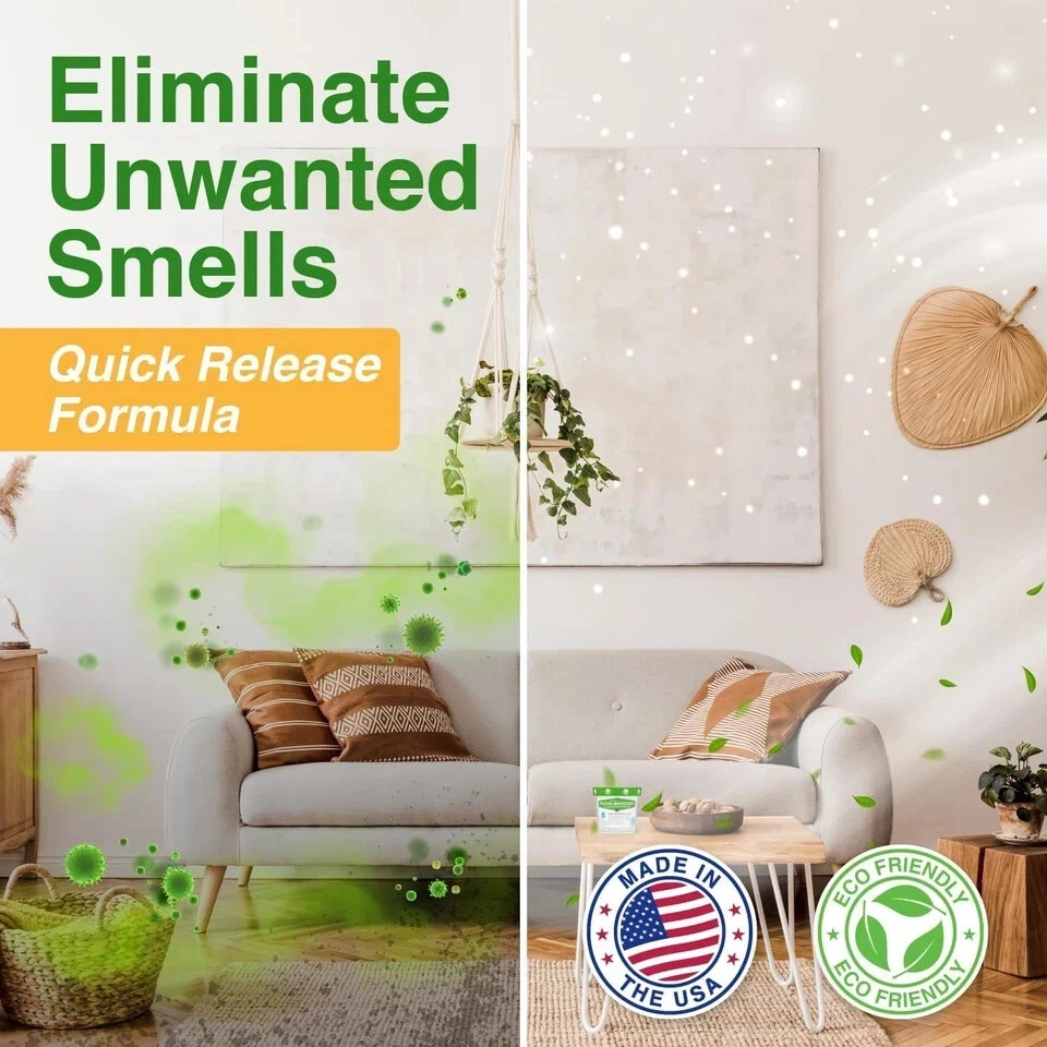 Room Shocker, Quick Release Odor Eliminator for Home & Office, Eco-Friendly…