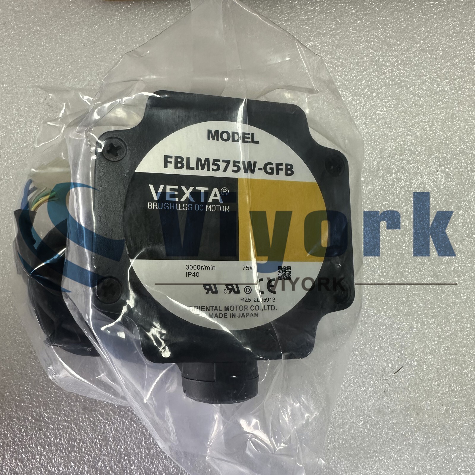 ORIENTAL MOTOR VEXTA FBLM575W-GFB BRUSHLESS DC SPEED CONTROL 75W 3000RPM NEW