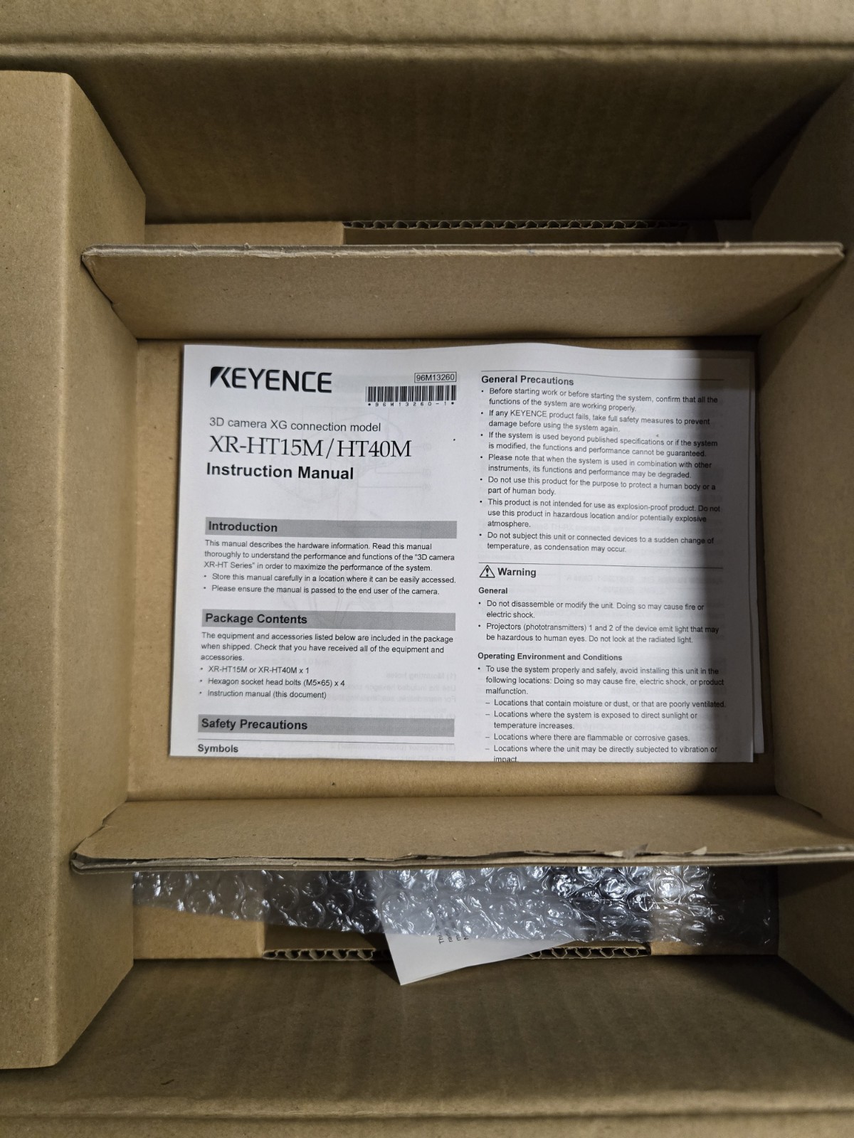 Keyence XR-Ht40M & Keyence XG-X2902