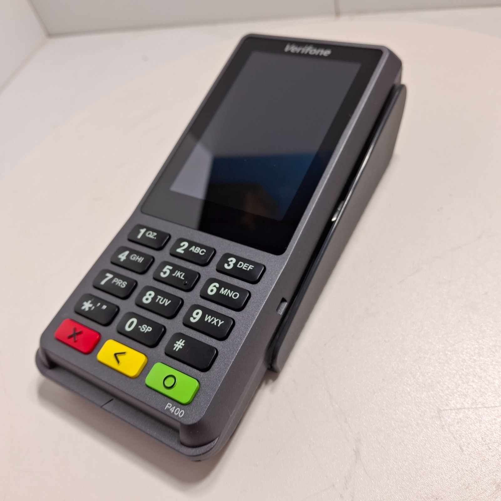 Verifone P400 Plus Credit Card Terminal w/ RS232 Ethernet Cable – Power On Test