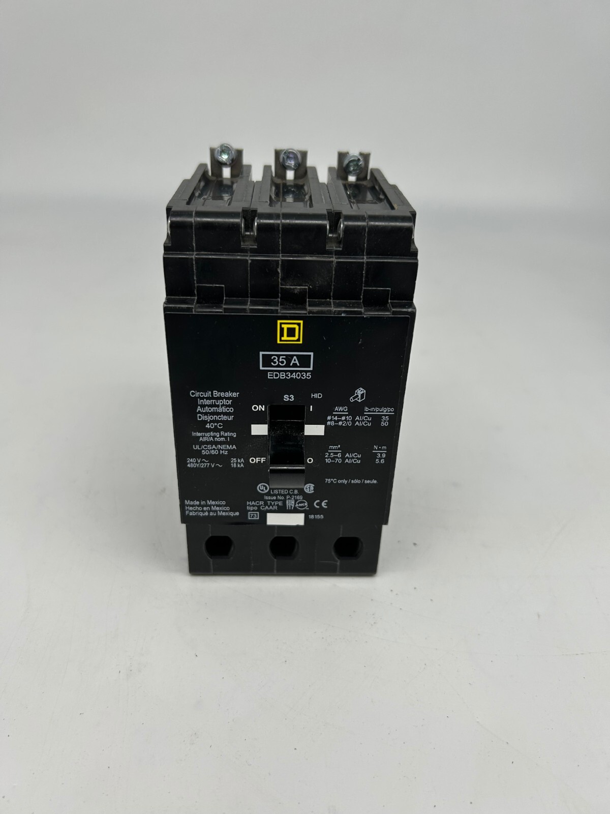 NEW SQUARE D – EDB34035