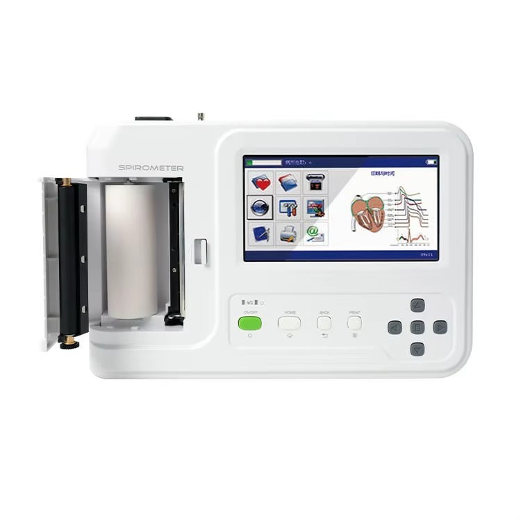 SP100 Digital Spirometer Pulmonary Function Analyzer Built‑in Thermal Printer