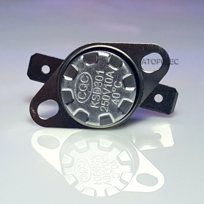 1-5pcs KSD301 10A NO/NC Thermostat Temperature Thermal Control Switch 20-180°C
