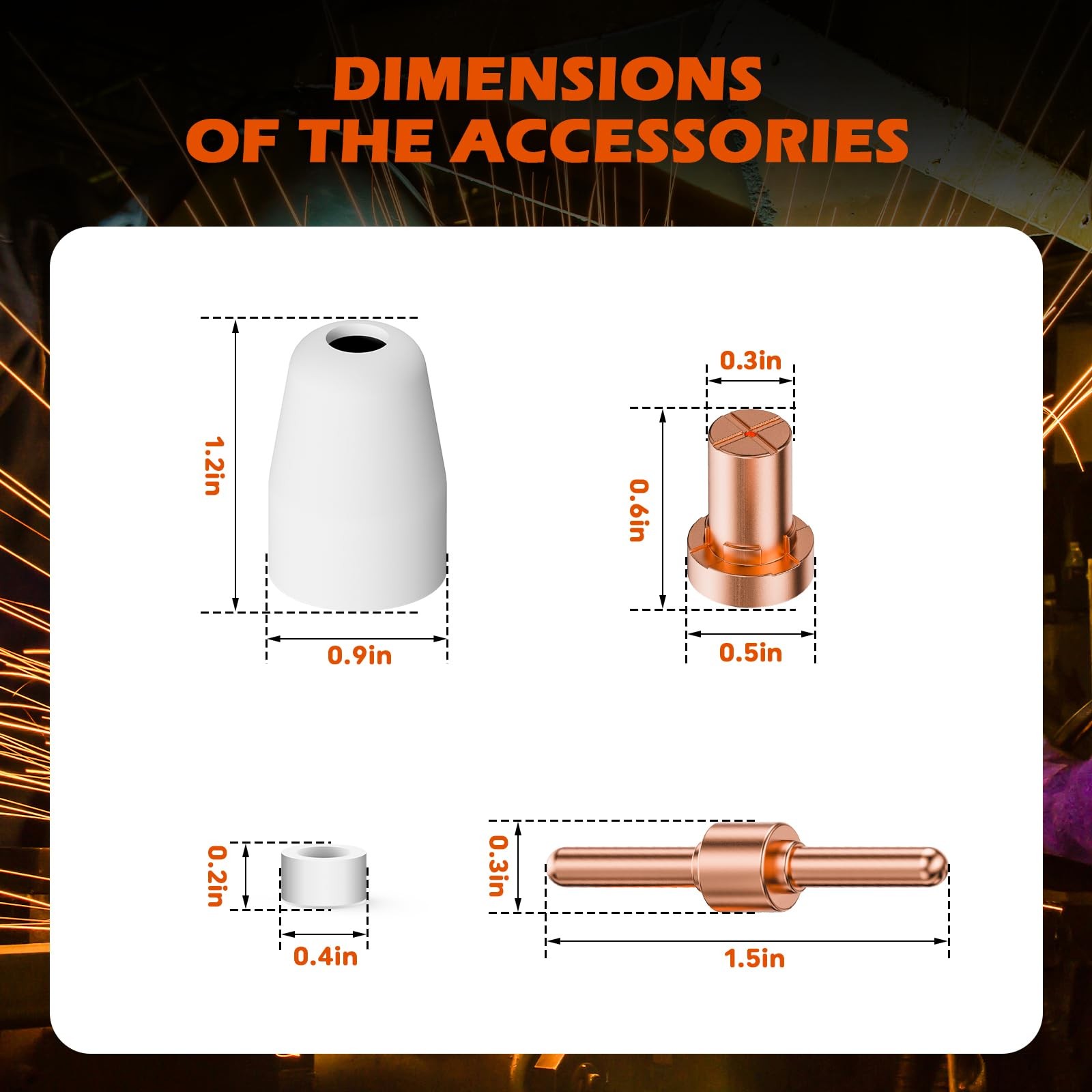 60PCS PT31 Plasma Cutter Consumables, High-Quality Cutting Performance…