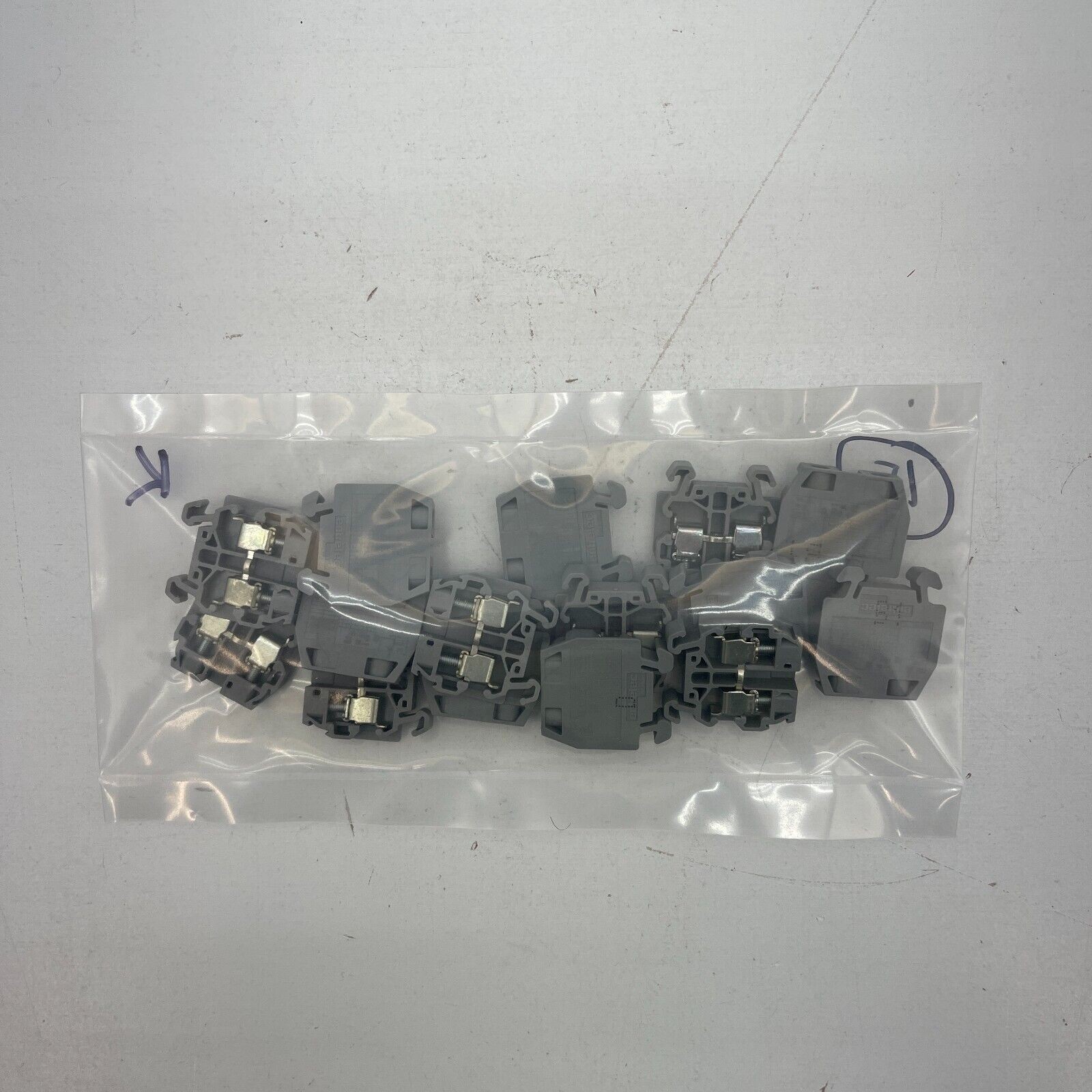 Entrelec SNA Series DIN Rail Terminal Block 4mm², Single-Level Screw Termination