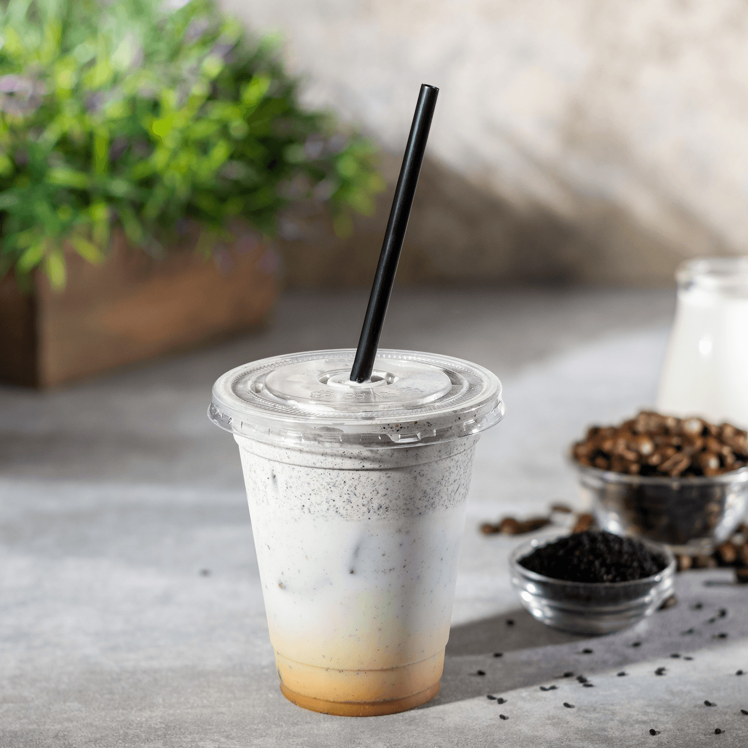 Karat 12oz PP Plastic U-Rim Cold Cups (95mm) – 2,000 ct, C1010 (Karat)