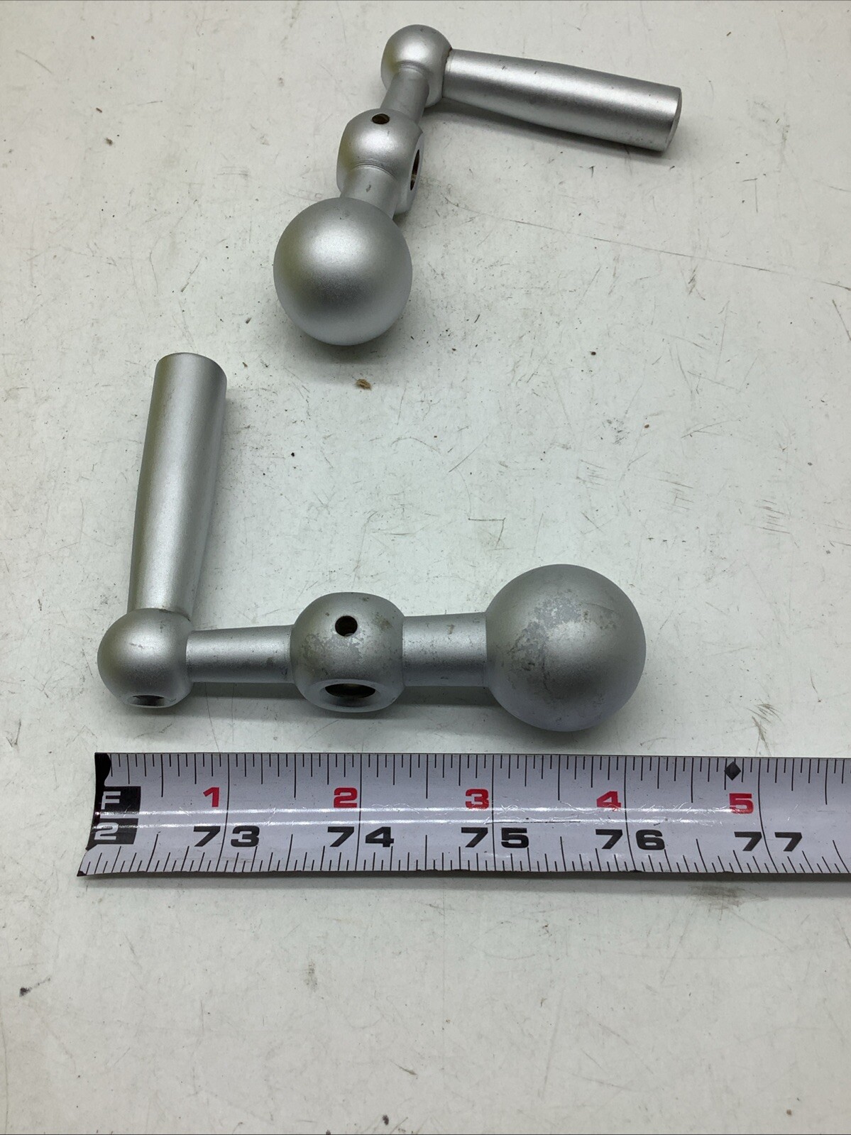Lathe Handles,tri Ball Balanced, (2 Pc In Lot) 2568B- N Cart