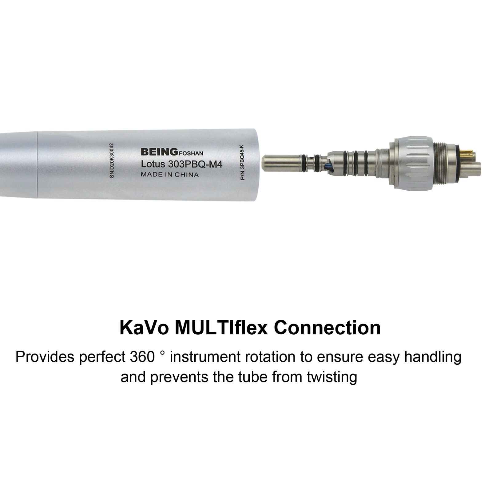 COXO Dental 45 degree Surgical Handpiece Fiber Optic Turbine For KaVo MULTIflex