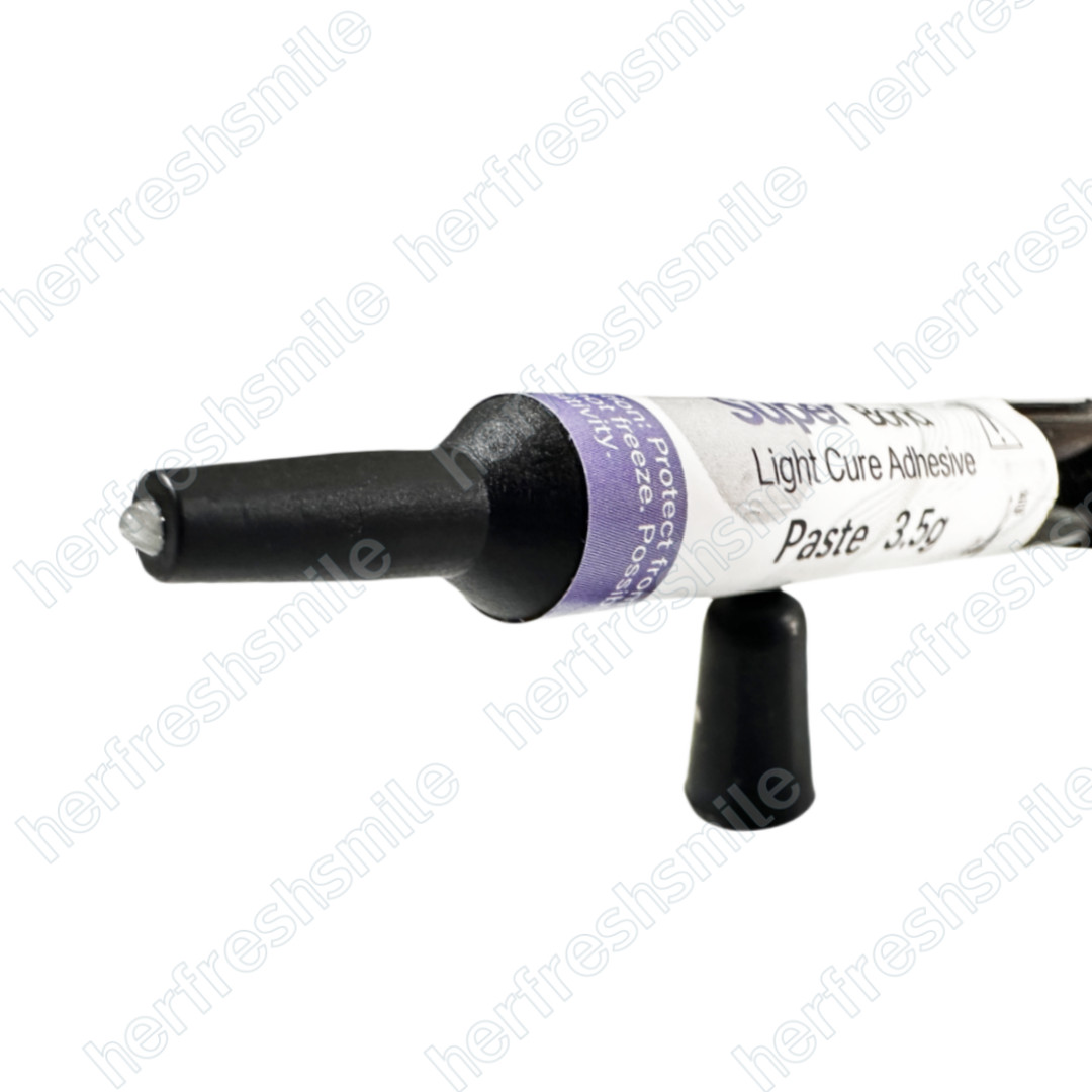 Dental Super Bond Paste Light Cure Adhesive Orthodontic Brackets Bonding 3.5g/pc