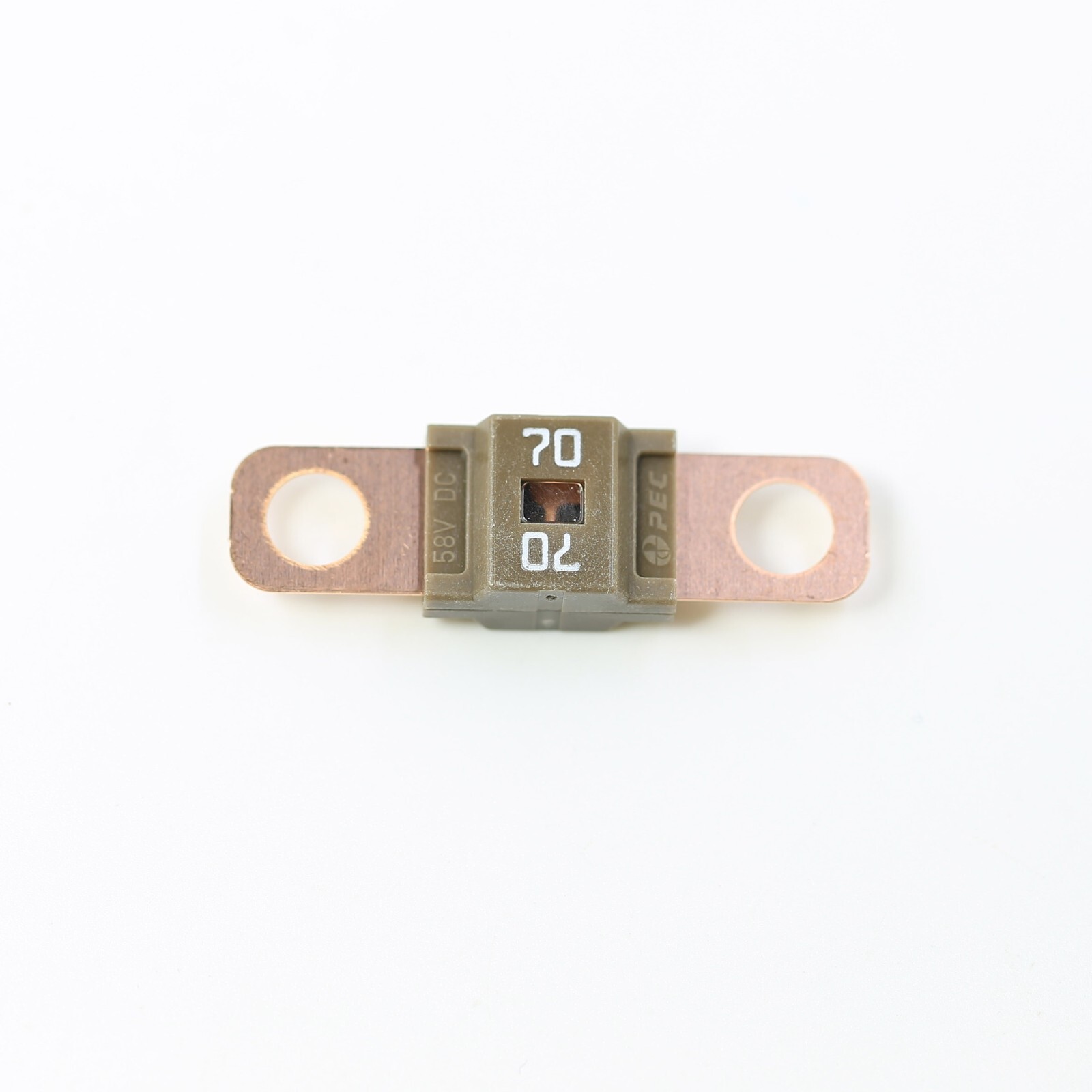 Premium 58V DC ANS MIDI Fuse 70A midifuse 70 amp 58VDC 6mm Bolt On – Brown