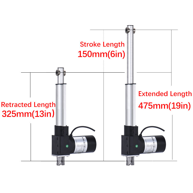 6000N 1320lbs 12V Heavy Duty Linear Actuator 2″ – 40inch 1000MM Stroke Electric