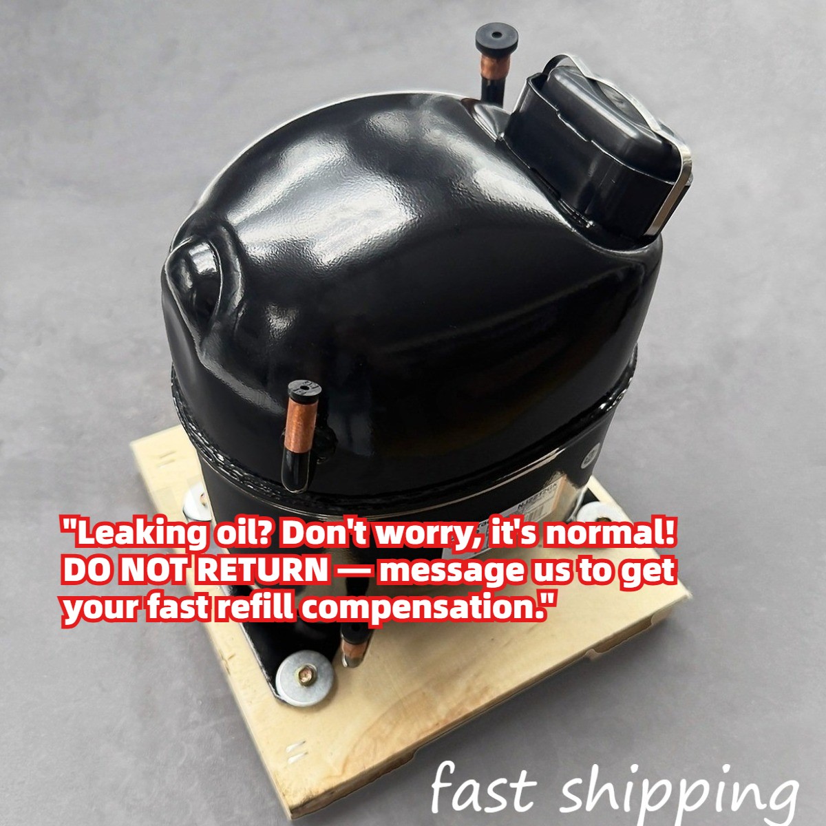 New NJ2212GK 1HP For Embraco Refrigeration Compressor 220-240V 50Hz R404A LBP