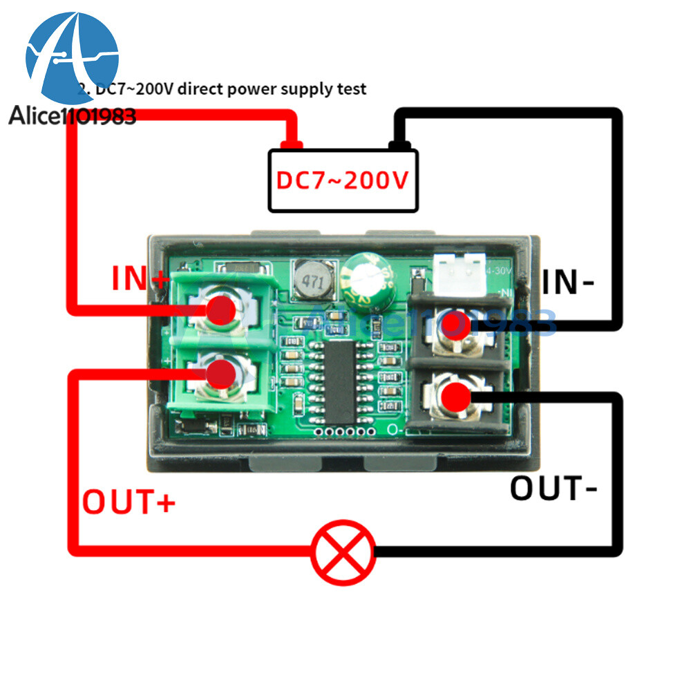 DC 7-200V 20A 1.14″ HD IPS LCD Screen 8-in-1 Multi-function Power Voltage Meter