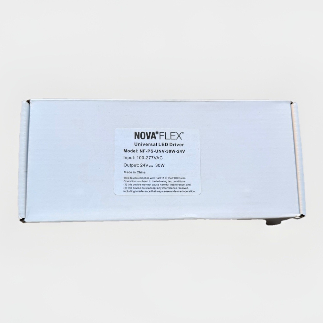 🌕NovaFlex NF-PS-UNV-30W-24V LED Driver 30W 24V Output 100-277VAC Universal
