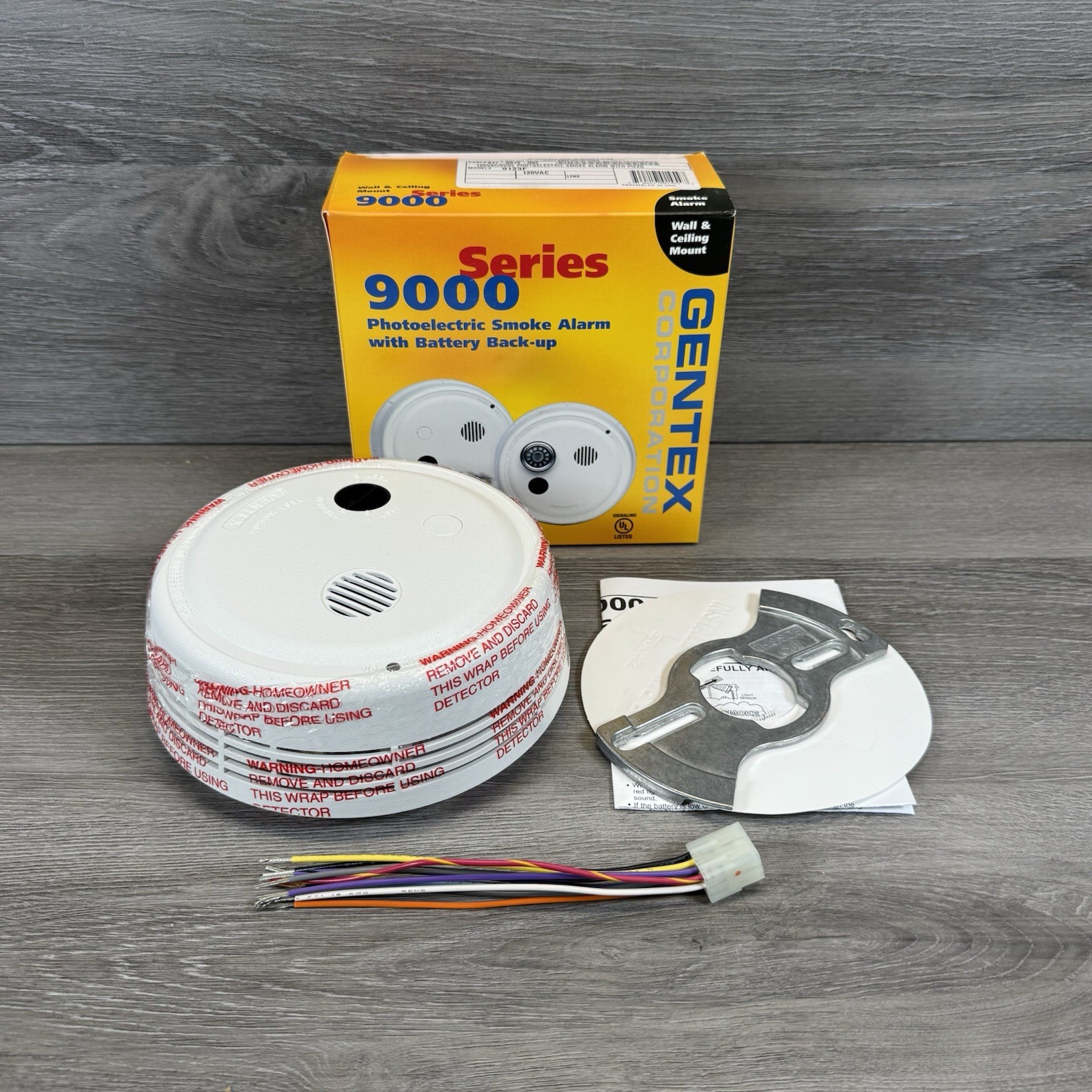 NEW Gentex 9123F Photoelectric Smoke Detector Thermal Fire Alarm 917-0015-002