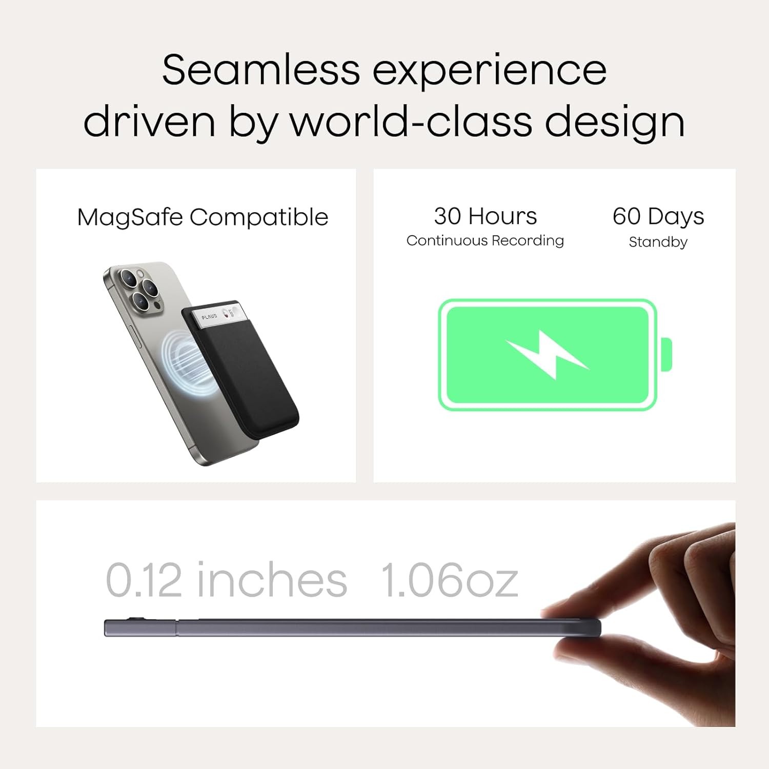 Plaud Note AI Voice Recorder – 64GB, 112 Languages, Transcribe & Summarize