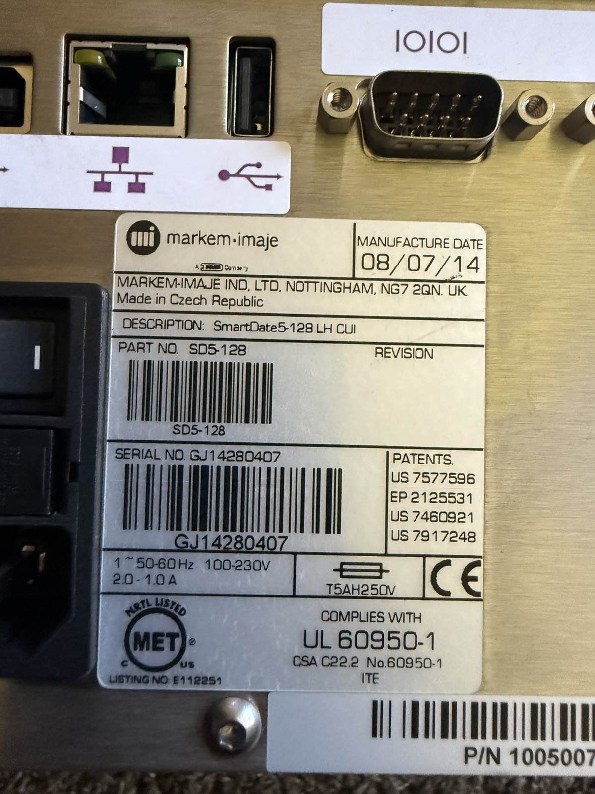 SMARTDATE 5/128 | Markem Imaje | Printer Controller, **USED**
